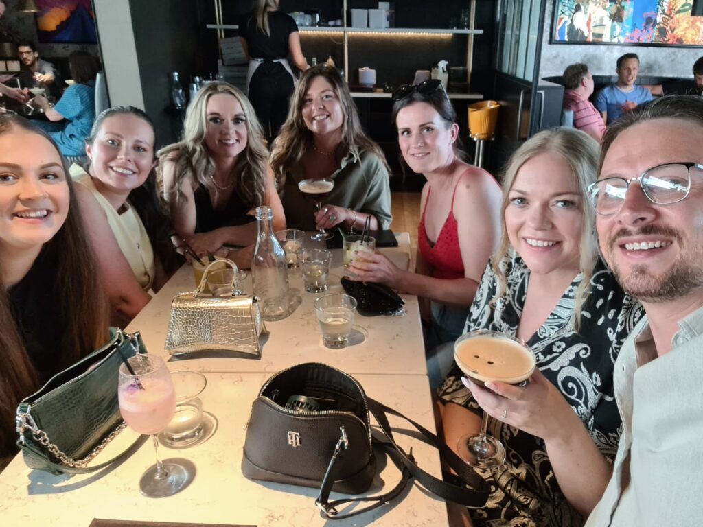Out for drinks - Smartlift team