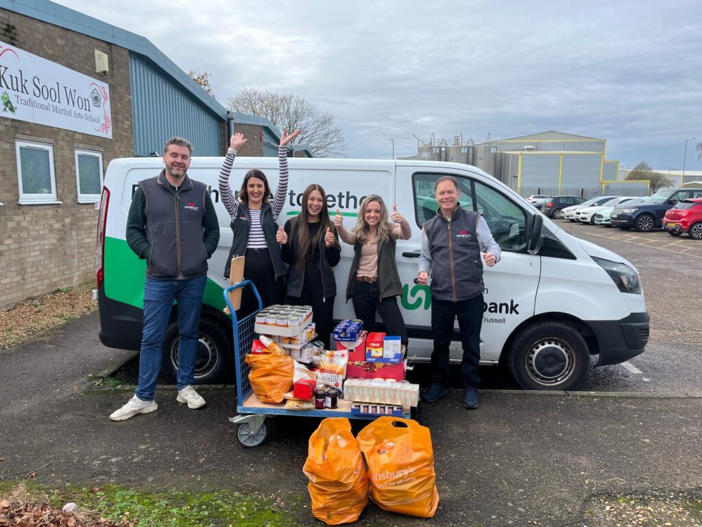 Team Sainsbury's Food bank Haul