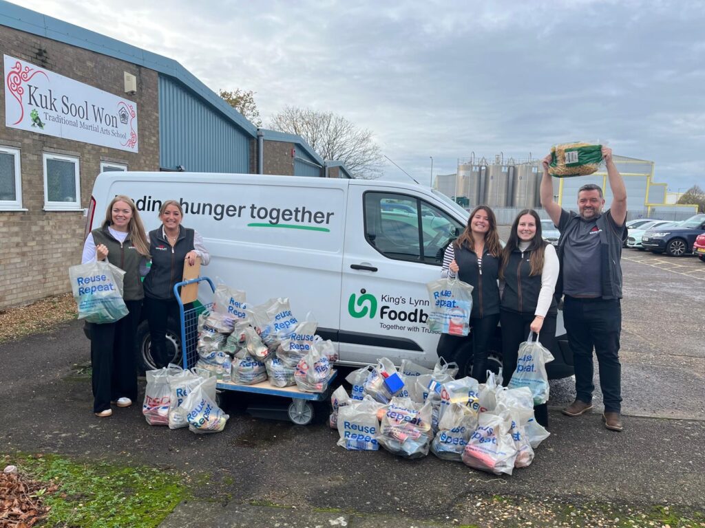 Team Tesco Food bank Haul